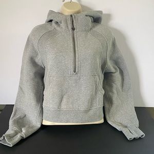 Lululemon	Scuba Oversized Half-Zip Hoodie	Heathered Core Medium Gray	XS/S